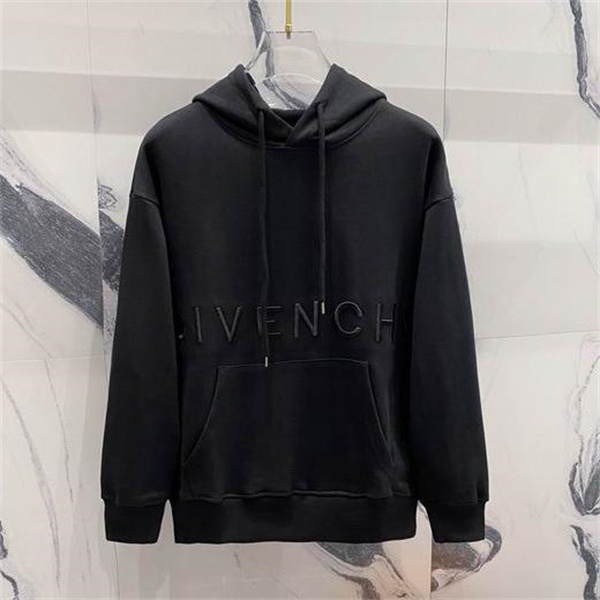 ジバンシィ コピー パーカー シンプル エンボス 刺繍ロゴ  2色 モードスタイル シンプル GGロゴ GIVENCHY