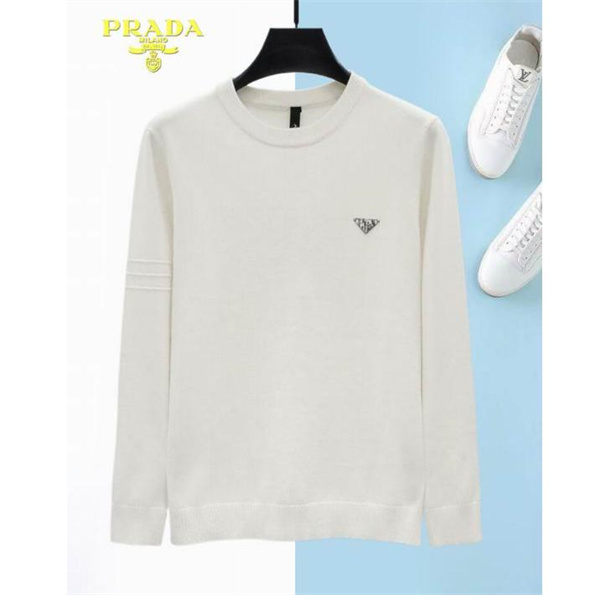 プラダ 偽物 長袖Ｔシャツ 三角ロゴ シンプルデザイン ロンT 2色 柔らかい手触り PRADA