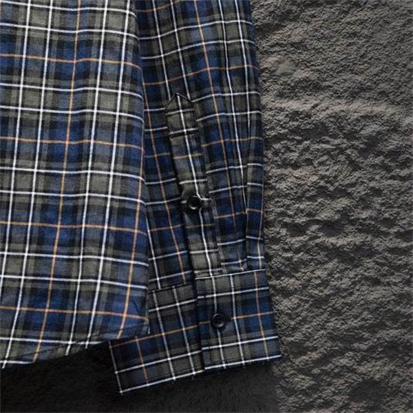BALENCIAGA スーパーコピー シャツ チェック柄 タータン ロゴアクセント プリント バレンシアガ 