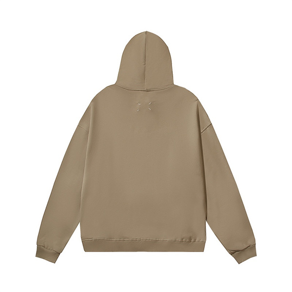 Maison Margiela スーパーコピー パーカー ロゴプリント ベージュ スタイリッシュ ミニマルデザイン 洗練された印象 メゾン マルジェラ