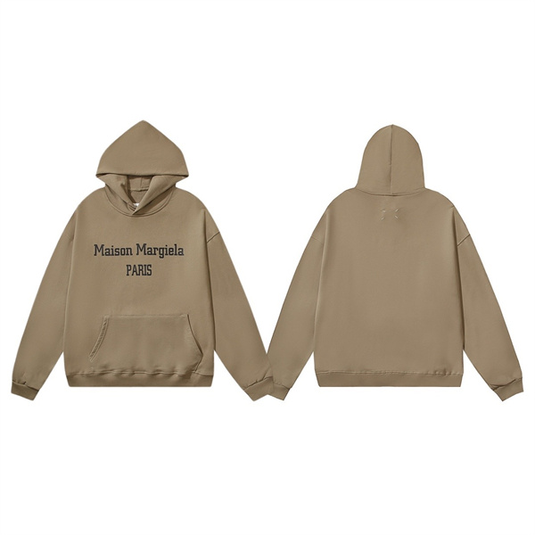 Maison Margiela スーパーコピー パーカー ロゴプリント ベージュ スタイリッシュ ミニマルデザイン 洗練された印象 メゾン マルジェラ