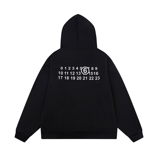 メゾン マルジェラ スーパーコピー パーカー ロゴプリント 反射 ミニマル ストリートスタイル Maison Margiela