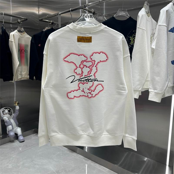 ルイヴィトン 偽物 トレーナー ユニークバックロゴ もふもふ 雰囲気 2色展開 LOUIS VUITTON