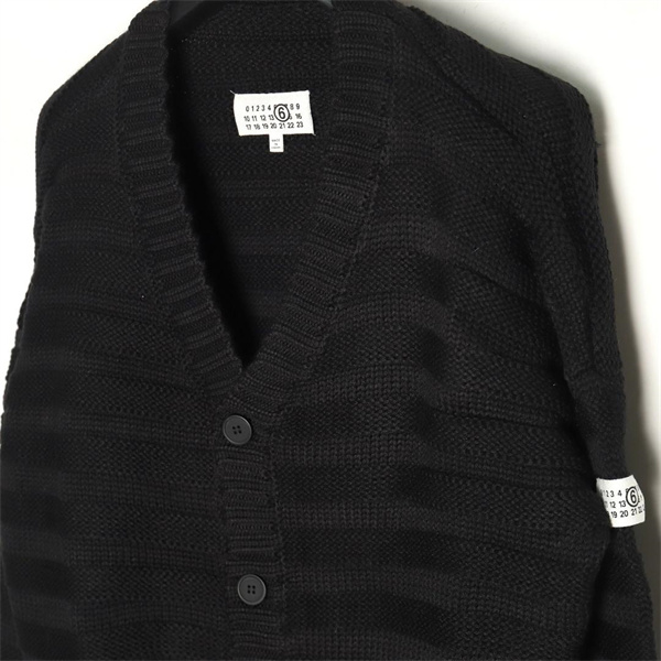 メゾン マルジェラ スーパーコピー カーディガン グリーン ダメージ加工 Maison Margiela