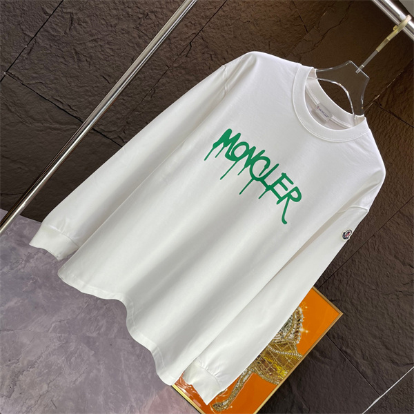 MONCLER コピー 長袖Tシャツ グラフィティ風ロゴ デザイン モンクレール