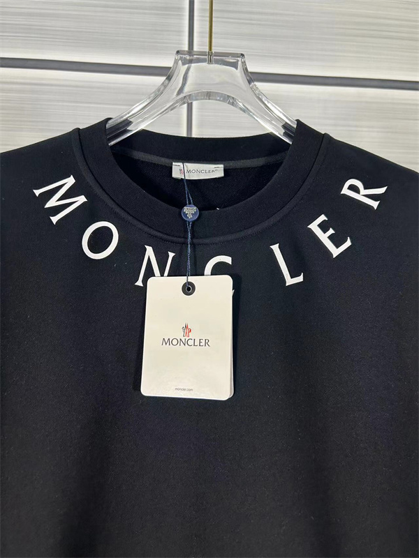 Moncler スーパーコピー トレーナー NORTH POLE ロゴ プリント ブラック モンクレール