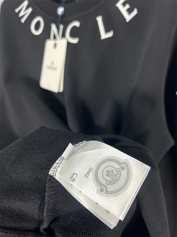 Moncler スーパーコピー トレーナー NORTH POLE ロゴ プリント ブラック モンクレール