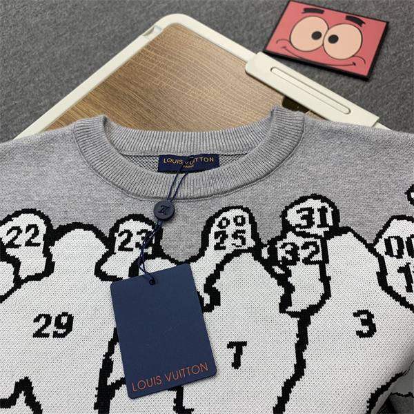 ルイヴィトン スーパーコピー セーター ユニーク グラフィック シック クリエイティブ 雰囲気 LOUIS VUITTON