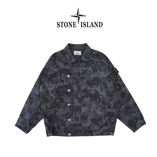 Stone IslandｘSUPREME スーパーコピー ジャケット コラボ 迷彩パターン ウッド風 スタイリッシュ シュプリーム