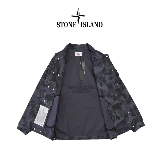 Stone IslandｘSUPREME スーパーコピー ジャケット コラボ 迷彩パターン ウッド風 スタイリッシュ シュプリーム