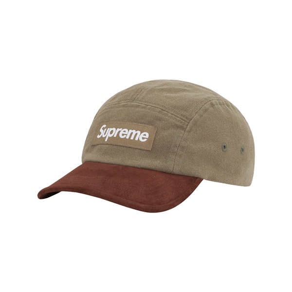 SUPREME スーパーコピー キャップ 6色展開 23ss SUEDE VISOR CAMP デニム素材 シュプリーム