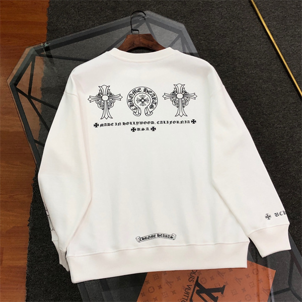 クロムハーツ コピー トレーナー クルーネック ロゴ プリント 純綿 CHROME HEARTS