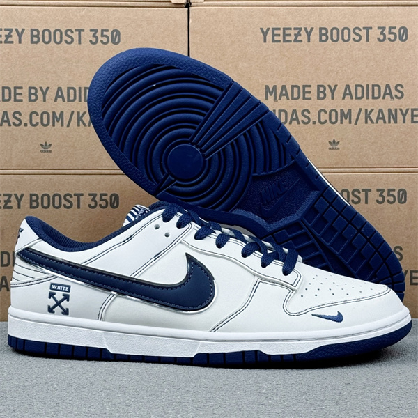 【2024コラボ】Off-White スニーカー コピー Nike SB Dunk Low ｘ Off-White 2色 レザー