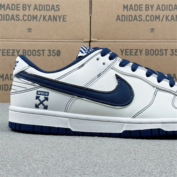 【2024コラボ】Off-White スニーカー コピー Nike SB Dunk Low ｘ Off-White 2色 レザー