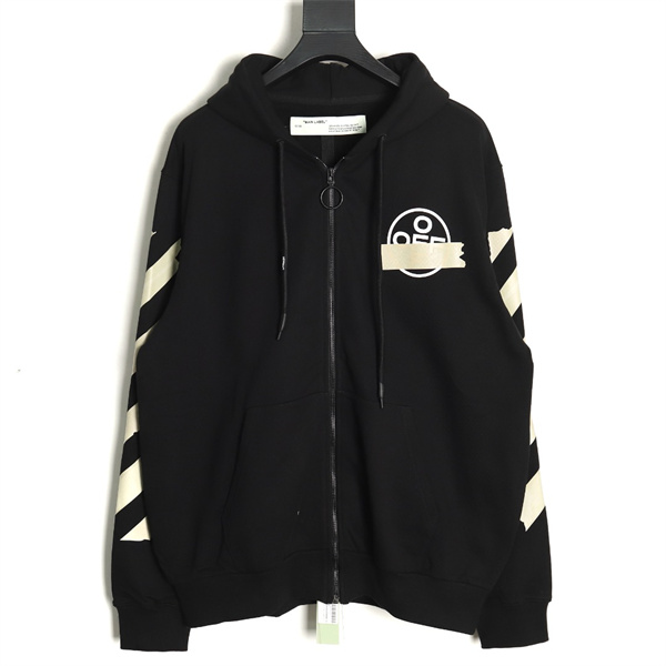 オフホワイト スーパーコピー パーカー 大胆なクロスアロー ロゴ「OFF」快適さ Off-White