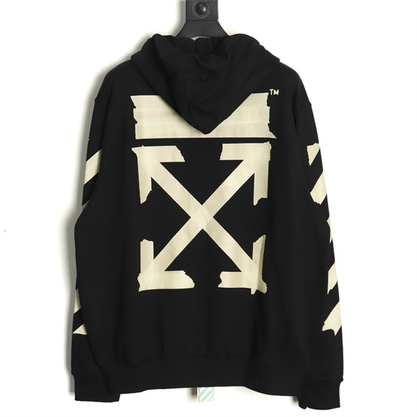 オフホワイト スーパーコピー パーカー 大胆なクロスアロー ロゴ「OFF」快適さ Off-White