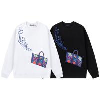 ルイヴィトン コピー トレーナー ブルー&パープル グラデーション LVロゴ ショルダーバッグ イラスト LOUIS VUITTON