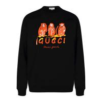 GUCCI スーパーコピー トレーナー レトロ Show Your Magic グラフィック 動物 可愛い オシャレ 綿