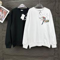 DIOR スーパーコピー トレーナー アートなプリント 落書き ロゴ デザイン ユニセックス ゆったり ディオール