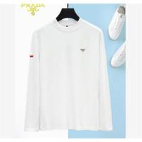 プラダ スーパーコピー 長袖Ｔシャツ トライアングルロゴ メタル 2色展開 スマートカジュアル PRADA