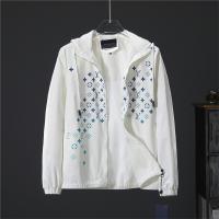 ルイヴィトン 偽物 ジャケット ブルーターコイズ グラデーションロゴ ジップアップ ユニセックス LOUIS VUITTON