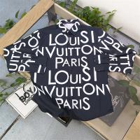 ルイヴィトン コピー シャツ ブラック×ホワイトコントラスト カジュアルデザイン LOUIS VUITTON