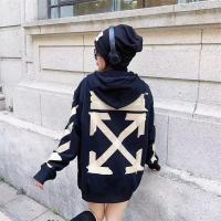 オフホワイト スーパーコピー パーカー 大胆なクロスアロー ロゴ「OFF」快適さ Off-White
