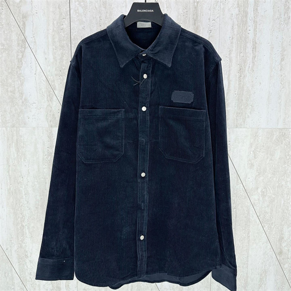 DIOR コピー シャツジャケット グレー ブランド感満載 シンプルエレガント ディオール