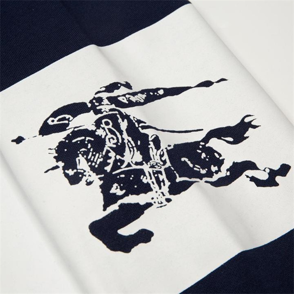 バーバリー スーパーコピー セーター ネイビー 黒騎士ロゴ シンプル クラシック BURBERRY
