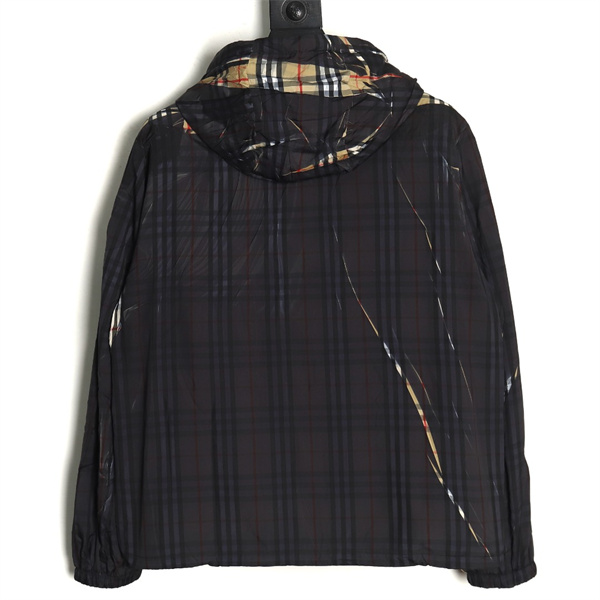 バーバリー スーパーコピー ジャケット チェック柄 フード付き カジュアル BURBERRY