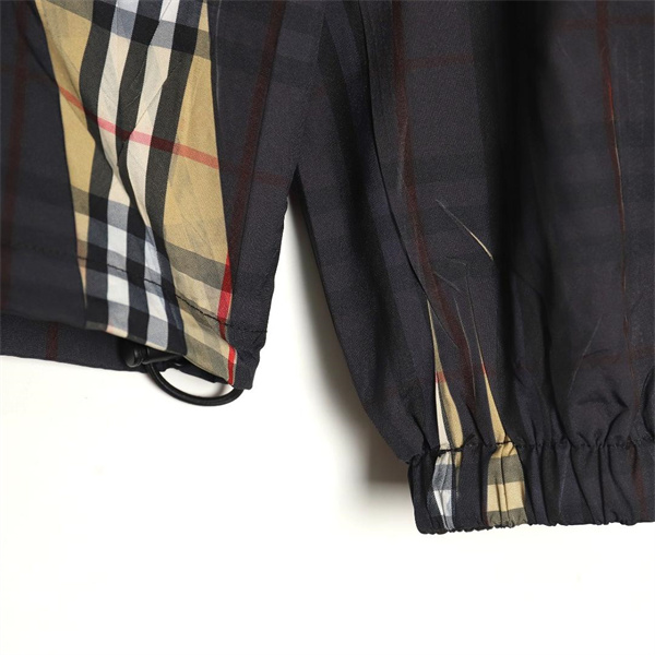 バーバリー スーパーコピー ジャケット チェック柄 フード付き カジュアル BURBERRY