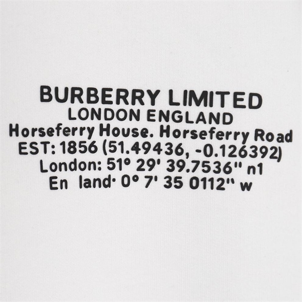 バーバリー コピー トレーナー ロゴ ホースフェリーハウス座標 季節を問わず BURBERRY