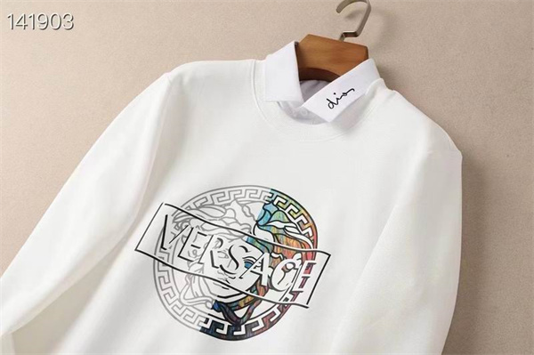 ヴェルサーチ コピー トレーナー メデューサ ロゴ ギリシャ模様 グラデーション VERSACE 