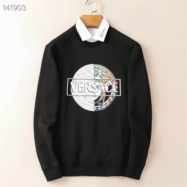 ヴェルサーチ コピー トレーナー メデューサ ロゴ ギリシャ模様 グラデーション VERSACE 