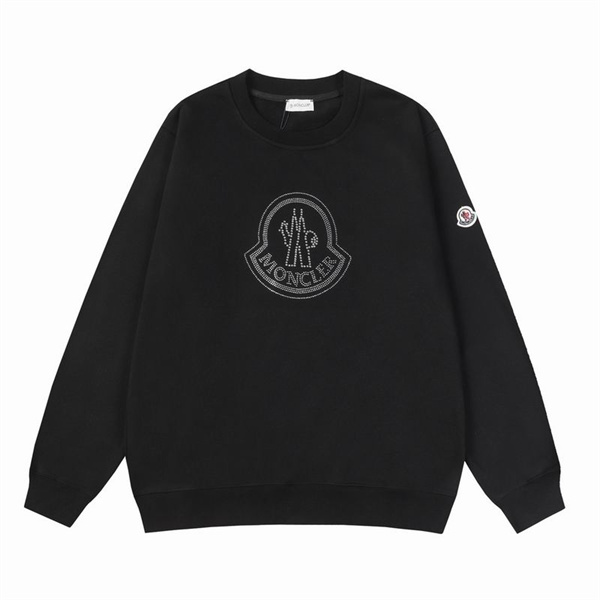 モンクレール 偽物 トレーナー ラインストーンロゴ ワッペン付き スタイリッシュ MONCLER