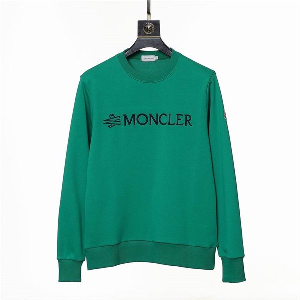 MONCLER 偽物 トレーナー ロゴ刺繍 シンプルクルーネック 3色展開 モンクレール