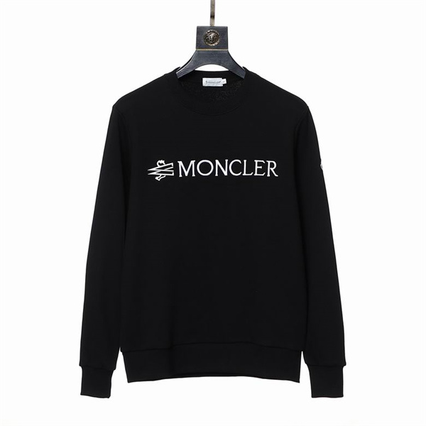 MONCLER 偽物 トレーナー ロゴ刺繍 シンプルクルーネック 3色展開 モンクレール