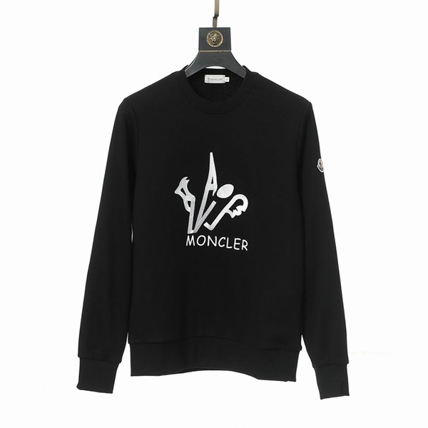 モンクレール コピー トレーナー シルバーロゴデザイン ワッペン付き 洗練 MONCLER