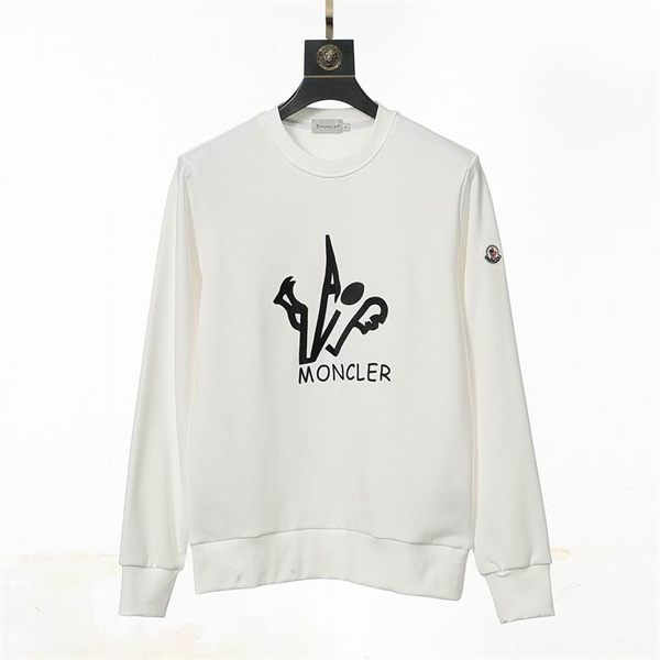 モンクレール コピー トレーナー シルバーロゴデザイン ワッペン付き 洗練 MONCLER