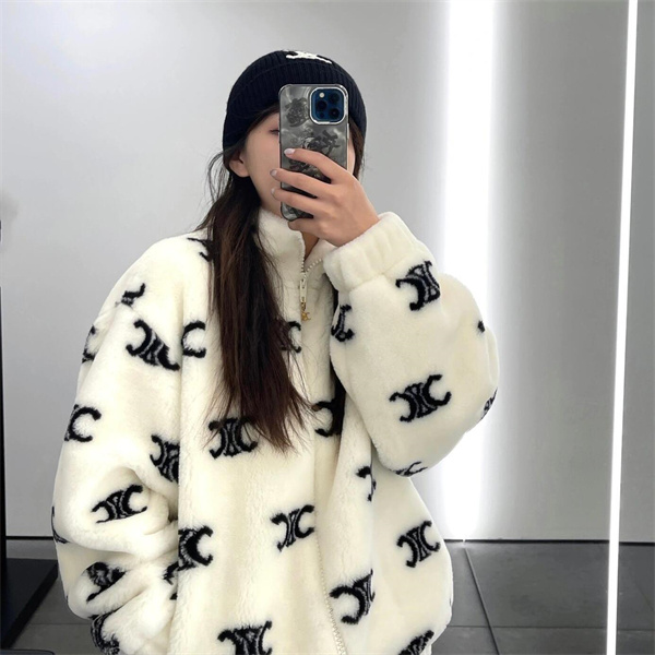秋冬コレクション CELINE スーパーコピー ファージャケット ロゴ トリオンフ モノグラム セリーヌ