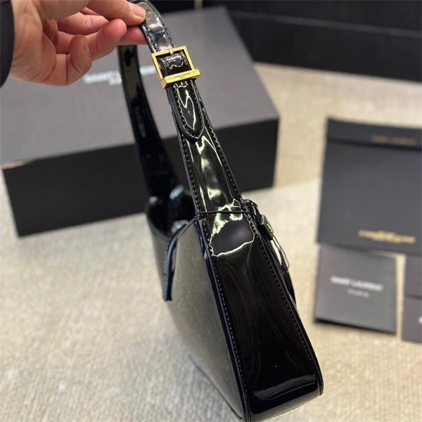 サンローラン コピー ハンドバッグ SMOOTH LEATHER LE YSLゴールドロゴ コンパクト SAINT LAURENT