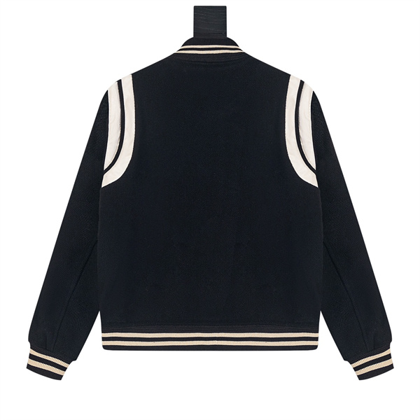 サンローラン スーパーコピー ジャケット スタジアムジャンパー スナップボタン SAINT LAURENT