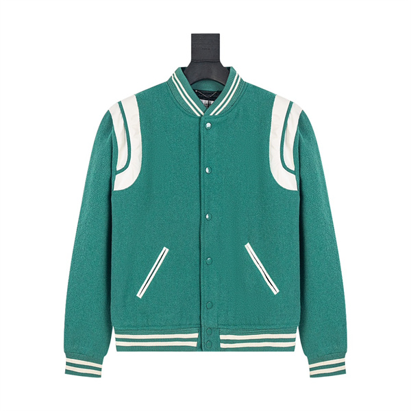 サンローラン スーパーコピー ジャケット スタジアムジャンパー スナップボタン SAINT LAURENT