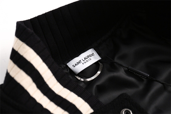 SAINT LAURENT コピー ジャケット エンボスロゴ スナップボタン サンローラン
