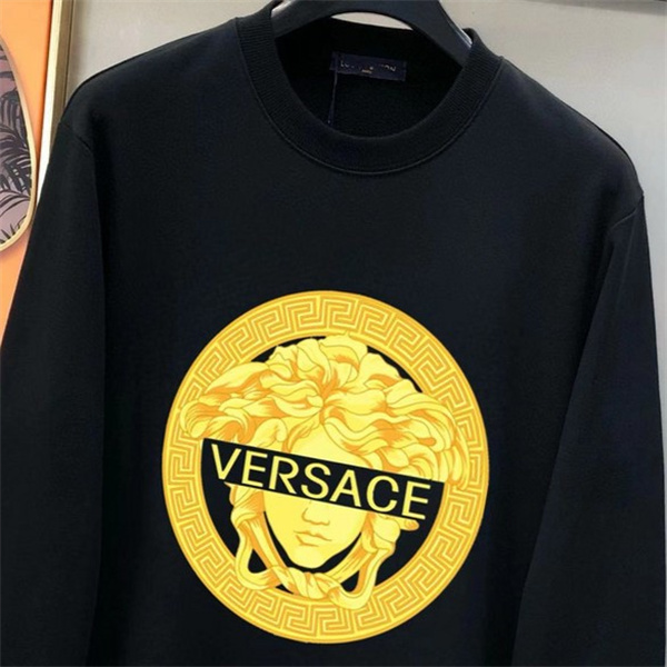 YVES SAINT LAURENT 偽物 トレーナー メデューサロゴ コントラスト スタイル イヴサンローラン