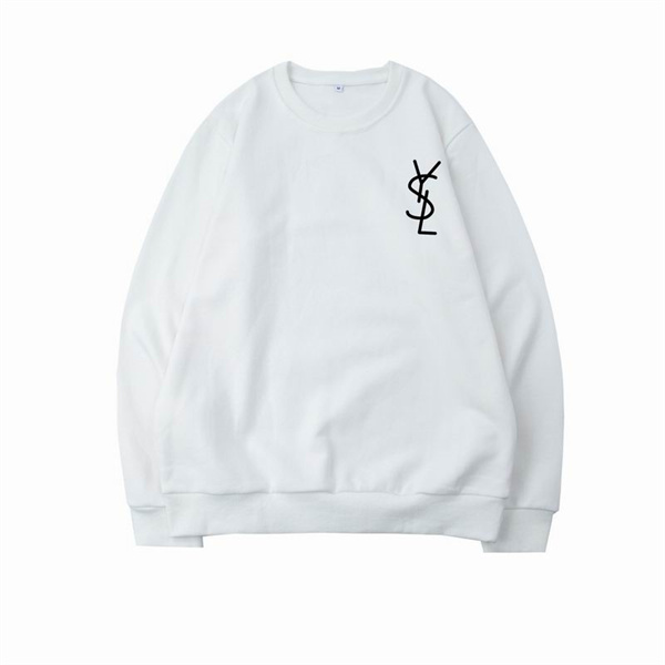 イヴサンローラン 偽物 トレーナー ブラック YSLロゴ クール デザイン YVES SAINT LAURENT