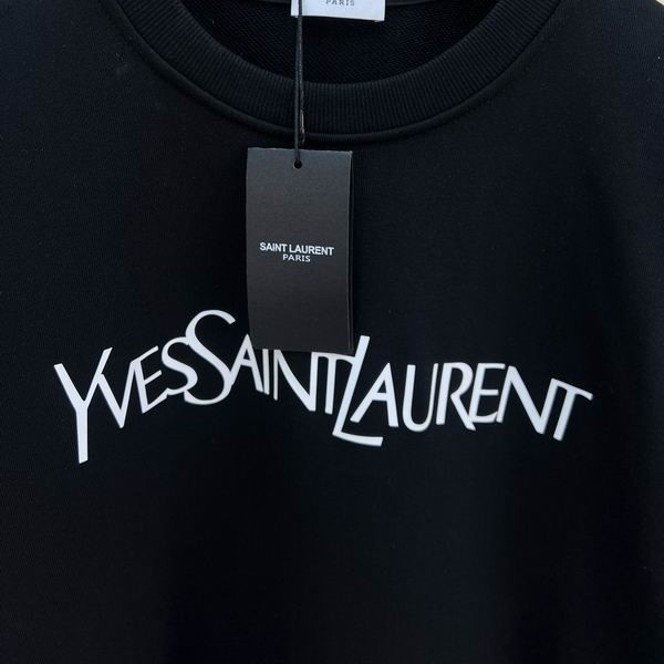 イヴサンローラン コピー トレーナー 大きなYSLロゴ クラシック シンプル デザイン YVES SAINT LAURENT