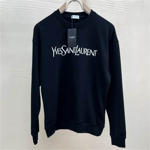 イヴサンローラン コピー トレーナー 大きなYSLロゴ クラシック シンプル デザイン YVES SAINT LAURENT