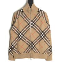 バーバリー 偽物 ジャケット ベージュ ブラックオレンジ 防寒リブ 高級感 BURBERRY