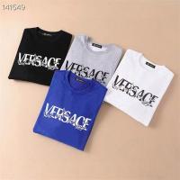 VERSACE スーパーコピー トレーナー ロゴ 植物モチーフ リブ袖付き ヴェルサーチ